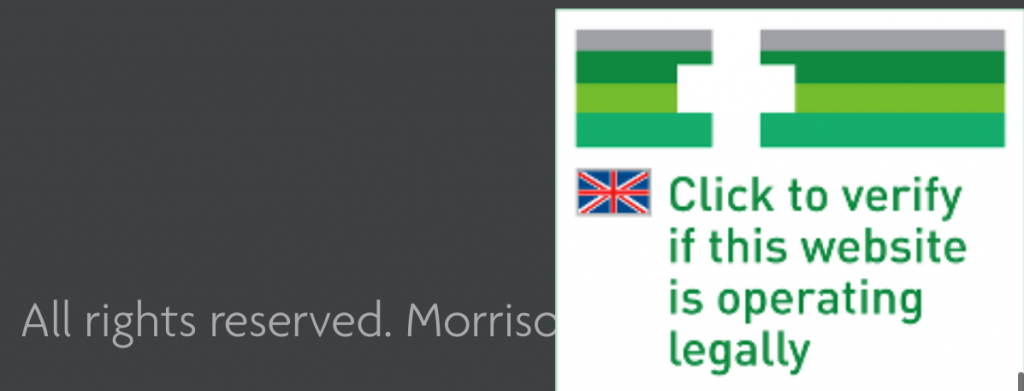 an image with text and a union jack flag is very pixelated